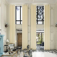 Extra Long Blackout Curtains - 2 Story High Living Room Drapes - Tall Curtain...