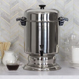 West Bend 13550 Coffee Urn Commercial Polished Stainless Steel Features Autom...