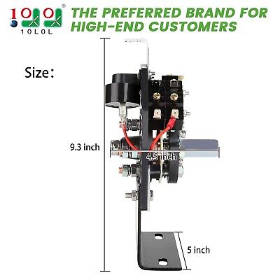 10L0L Golf Cart Forward and Reverse Switch Assembly with Solid State Speed Co...