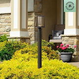 Globe Electric 60000019 12W LED Integrated Outdoor Post Mount Light Fixture, ...