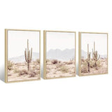 Sonoran Desert Landscape Wall Art Cactus Wall Art Decor Saguaro Cactus Pictur...