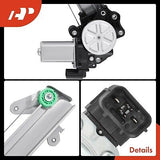 A-Premium Front Left Driver Side Electric Power Window Regulator with Motor C...