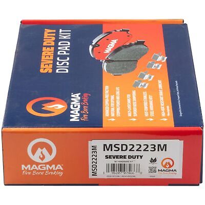 Magma Severe Duty MSD2223M Semi-Metallic Brake Pads, Front