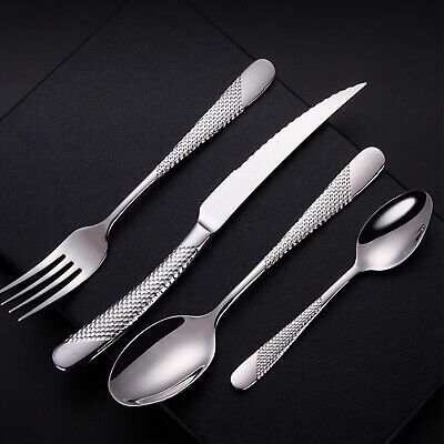 Michelangelo Silverware Set for 8, Elegant 18/10 Stainless Steel Flatware Set...