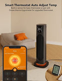 Govee Smart Space Heater for Indoor Use, 1500W Ceramic Tower Heater with Ther...