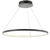 JONATHAN Y JYL7203A Brice 23.75' Round Integrated LED Metal Pendant Chandelie...