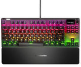 SteelSeries Apex 7 TKL - Mechanical Gaming Keyboard - OLED Display - Brown Sw...