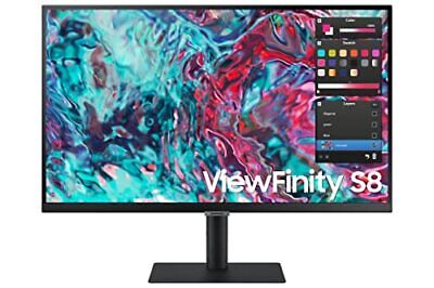 SAMSUNG 27-Inch ViewFinity S8 Series 4K UHD High Resolution Monitor, Black