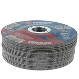 Weiler 57041 4-1/2 Inch Cutting Wheel, Tiger AO Steel/Metal Long Life Perform...