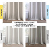 HPD Half Price Drapes Basic Faux Linen Curtains Grommet - 120 Inch long Pair ...