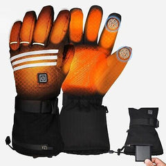 Heated Gloves for Men Women, Rechargeable 5000mAh Windproof Battery Electric ...