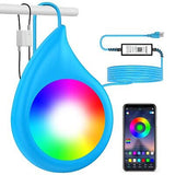 LyLmLe LED Pool Lights with APP Control, 20W RGB Dimmable Underwater Submersi...