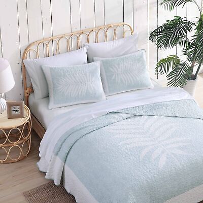 Tommy Bahama - Queen Quilt, Cotton Reversible Bedding, All Season Tropical Ho...