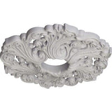 Ekena Millwork CM19ORUWF Orrington Ceiling Medallion, 19 5/8"OD x 4 3/4"ID x ...