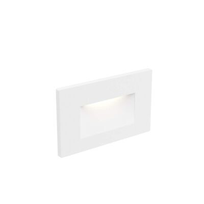 DALS Lighting LEDSTEP005D-WH 4.75" Recessed Horizontal Indoor/Outdoor LED Ste...