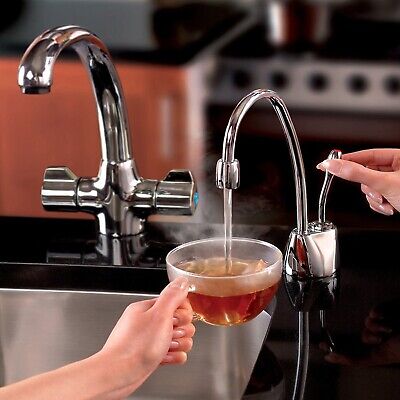 InSinkErator Contemporary Instant Hot Water Dispenser - Faucet Only, Matte Bl...