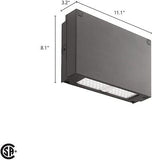 Lithonia Lighting Outdoor WPX1 LED 4000K MVOLT Architectural Wallpack in Dark...