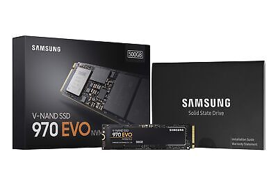 SAMSUNG (MZ-V7E500BW) 970 EVO SSD 500GB - M.2 NVMe Interface Internal Solid S...