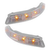 X AUTOHAUX 1 Pair Car 3 LED Front Left and Right Side Mirror Turn Signal Ligh...