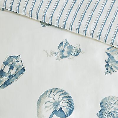 Harbor House 100% Cotton Duvet Cover, Seashells Duvet Cover Set &#8211; Light We