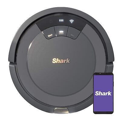 Shark AV753 ION Robot Vacuum, Tri-Brush System, Wifi Connected, 120 Min Runti...