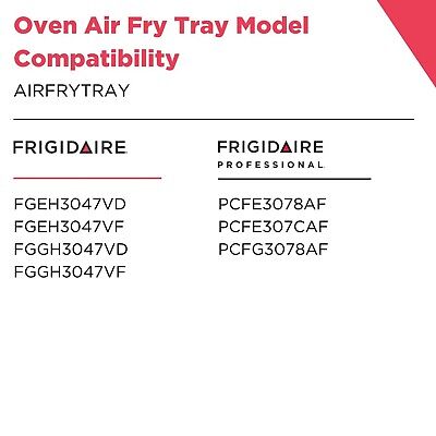 Frigidaire AIRFRYTRAY ReadyCook Stainless Steel Air Fry Tray Oven Insert, Bas...