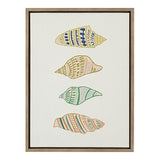 Kate and Laurel x Alicia Schultz Collaboration Ocean Treasures Framed Linen T...