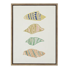 Kate and Laurel x Alicia Schultz Collaboration Ocean Treasures Framed Linen T...