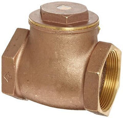 Dixon SWCV300 Brass Horizontal Swing Check Valve, 3" NPT Female 3 Inch 1