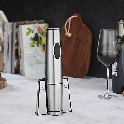 Waring Commercial WWO120 Portable Electric Wine Bottle Opener with Recharging...