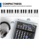 Gemini Sound GEM-08USB - 8-Channel Bluetooth Audio Mixer, Professional Compac...