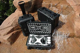 Case Club Pre-Cut Waterproof Drone Case with Wheels, Extension Handle & 2 Moi...