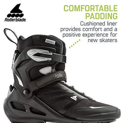 Rollerblade Zetrablade Men's Adult Fitness Inline Skate, 6, BLACK/SILVER