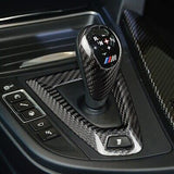 AIRSPEED Carbon Fiber Gear Shift Knob Cover Trim for BMW F80 M3 F82 M4 2014-2...