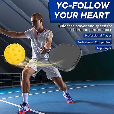 YC DGYCASI 16mm Pickleball Paddles Professional, 2024 USAPA 16 mm, PRO