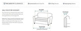 SureFit Stretch Pique Loveseat Slipcovers, Three Piece Loveseat Cover include...