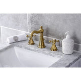 Kingston Brass FSC1973BX Metropolitan Widespread Bathroom Faucet, Brushed Bra...