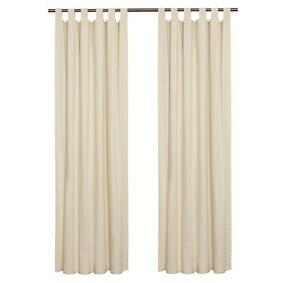 Loft Living Winmate Insulated Cotton Tab Top Curtain Panel - Pair Each 80" x ...