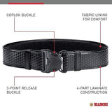 Bianchi 7950 Duty Belt - 2.25" Belt Loop 28-34 Plain Black