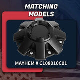 Wheel Center Hub Caps for Mayhem Replacement Center Hubcaps for # C108010C01 ...