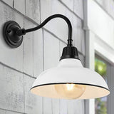 JONATHAN Y JYL7613A Aurora 12.25" 1-Light Farmhouse Industrial Indoor/Outdoor...