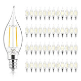 Sigalux Candelabra LED Light Bulbs Dimmable, E12 40 Watt Chandelier Light Bul...