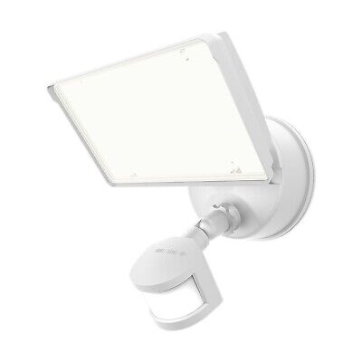 HALO TGS 27-Watt, White, Motion Activated, Outdoor Integrated LED Flood Light...