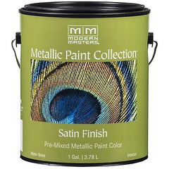 1 gal Modern Masters ME705 Oyster Metallic Paint Collection, Satin Water-Base...