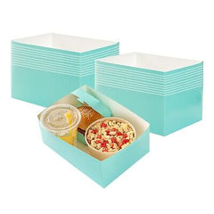 Restaurantware Bio Tek 8.4 x 6 x 3.5 Inch Burger Trays 100 Disposable Paper F...