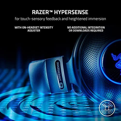 Razer Kraken V3 Pro HyperSense Wireless Gaming Headset Headset, Black