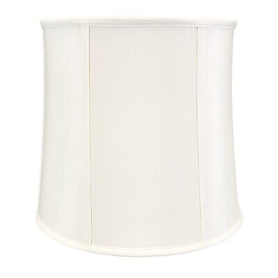 Royal Designs, Inc. BS-719-16WH Basic Drum Lamp Shade, 15" x 16" x 16", White