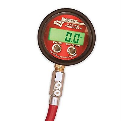 Longacre 52-53010 Pro Digital Tire Pressure Gauge 0-25 psi, includes Silver C...