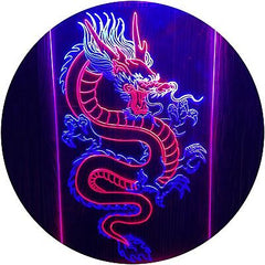 Chinese Dragon Neon Sign Size 16x24 inches Large Neon Light Sign for Home Bed...