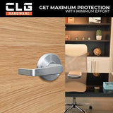 CLG HARDWARE Commercial Lever Door Lock - Heavy-Duty Locking Door Handle, Des...